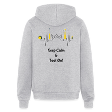 Load image into Gallery viewer, Unisex Full Zip Hoodie - heather gray