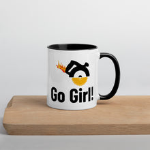 Load image into Gallery viewer, Go Girl! Mug with Color Inside