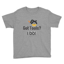 Load image into Gallery viewer, Got Tools I Do! Youth Short Sleeve T-Shirt