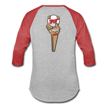 Load image into Gallery viewer, Sanding Quote Unisex Baseball T-Shirt - heather gray/red