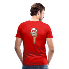 Load image into Gallery viewer, Be the Best at Sanding with this fun saying from Split Finger and his logos. - red