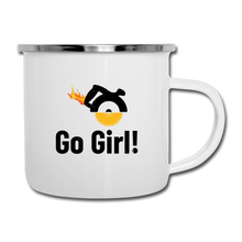 Load image into Gallery viewer, G Girl Camper Mug - white