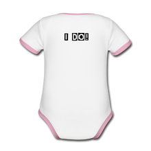 Load image into Gallery viewer, Organic Short Sleeve Baby Bodysuit Got Tools - white/pink