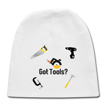 Load image into Gallery viewer, Baby Cap Got Tools - white
