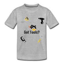 Load image into Gallery viewer, Toddler Premium T-Shirt Got Tools - heather gray