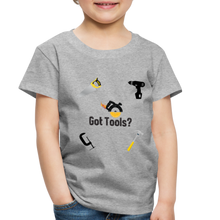 Load image into Gallery viewer, Toddler 4T Premium T-Shirt Got Tools - heather gray