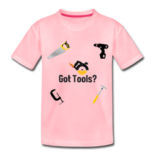Load image into Gallery viewer, Toddler 4T Premium T-Shirt Got Tools - pink