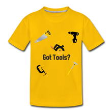 Load image into Gallery viewer, Toddler Premium T-Shirt Got Tools - sun yellow