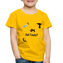 Load image into Gallery viewer, Toddler 4T Premium T-Shirt Got Tools - sun yellow