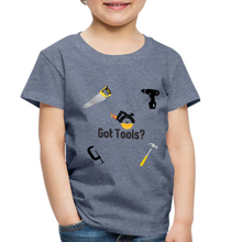 Load image into Gallery viewer, Toddler 4T Premium T-Shirt Got Tools - heather blue