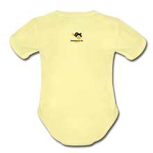 Load image into Gallery viewer, Organic Short Sleeve Baby Bodysuit - washed yellow