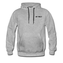 Load image into Gallery viewer, Got Tools/Keep Calm Crown Heartbeat Unisex Premium Hoodie - heather gray