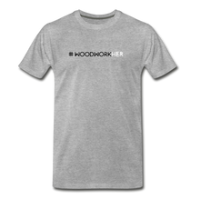 Load image into Gallery viewer, # WoodworkHER Men's Premium T-Shirt - heather gray