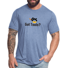 Load image into Gallery viewer, Got Tools? I DO! Unisex Tri-Blend T-Shirt - heather Blue