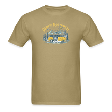 Load image into Gallery viewer, PAC NW Big Foot Van Unisex classic T-Shirt - khaki