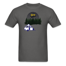 Load image into Gallery viewer, Stay Wild A Frame Camper Unisex Classic T-Shirt - charcoal