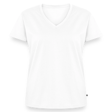 Load image into Gallery viewer, Customize Your Own. Women's Premium Organic V-Neck T-shirt - white
