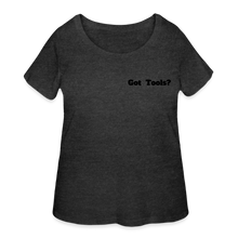 Load image into Gallery viewer, Got Tools/Keep Calm Women’s Curvy T-Shirt - deep heather
