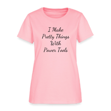 Load image into Gallery viewer, I Make Pretty Things Fruit of the Loom Women's T-Shirt - pink
