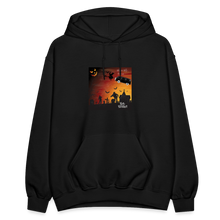 Load image into Gallery viewer, Witches With Hitches Hippy Bus Gildan Heavy Blend Adult Hoodie - black
