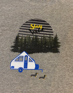 Stay Wild A Frame Camper Unisex Classic T-Shirt