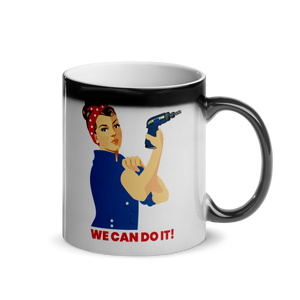 "Surprise" We Can Do It Mug Print Appears When It's Hot! Great Gift! Glossy Mug