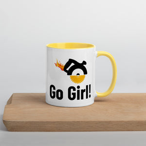 Go Girl! Mug with Color Inside
