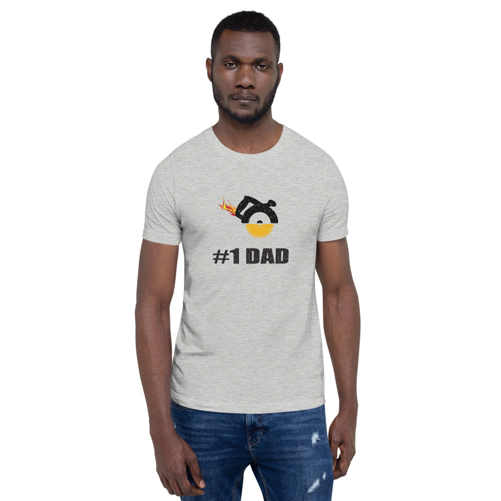 #1 Dad Got Tools? on back Short-Sleeve Unisex T-Shirt