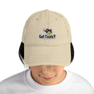 Got Tools? Unisex Embroidered Distressed Dad Hat