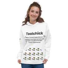 Load image into Gallery viewer, Toolchick/Go Girl Hoodie Logo on the back
