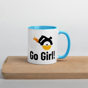 Go Girl! Mug with Color Inside