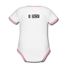 Load image into Gallery viewer, Organic Short Sleeve Baby Bodysuit Got Tools - white/pink

