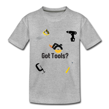 Load image into Gallery viewer, Toddler Premium T-Shirt Got Tools - heather gray
