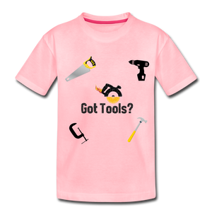 Toddler Premium T-Shirt Got Tools - pink