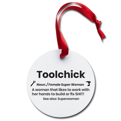 Holiday Ornament Toolchick - white
