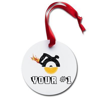 Holiday Ornament Your #1 - white