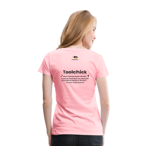 #PlumbHER Women’s Premium T-Shirt - pink