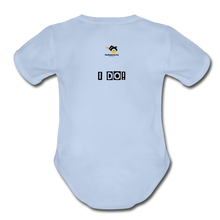 Load image into Gallery viewer, Got Tools/I Do! Organic Short Sleeve Baby Bodysuit - sky
