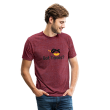 Load image into Gallery viewer, Got Tools?/I DO! Unisex Tri-Blend T-Shirt - heather cranberry
