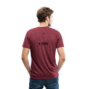Unisex Tri-Blend T-Shirt - heather cranberry