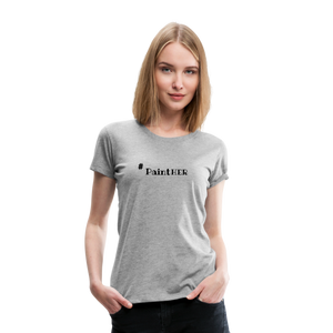 # PaintHER Women’s Premium T-Shirt - heather gray
