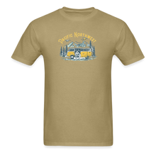 Load image into Gallery viewer, PAC NW Big Foot Van Unisex classic T-Shirt - khaki

